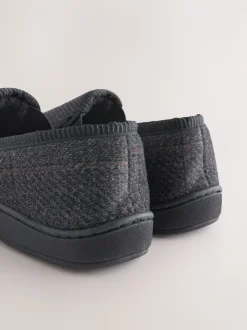 Black Closed Back Slippers