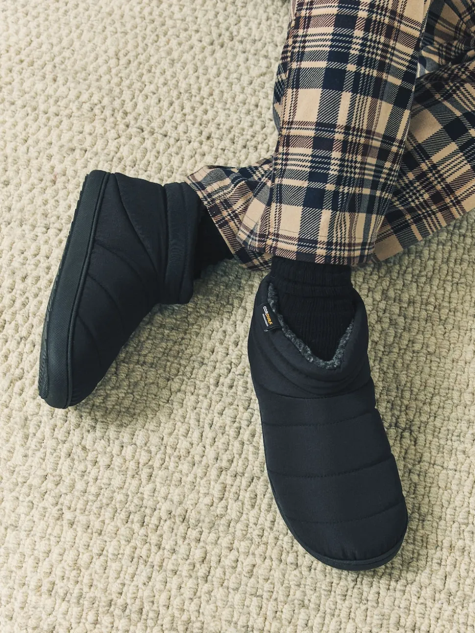 Black Codura Boot Slippers