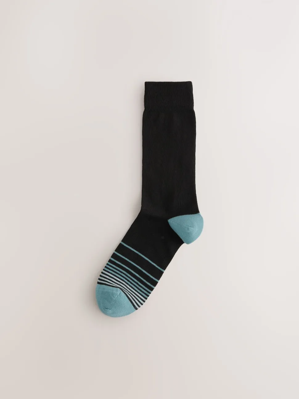 Black Colour Ombre 7 Pack Cotton Rich Socks