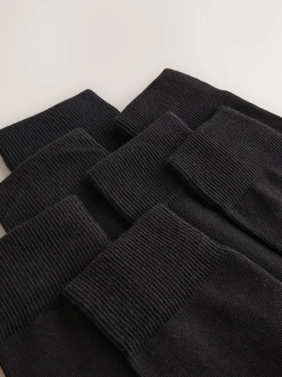 Black Colour Ombre 7 Pack Cotton Rich Socks