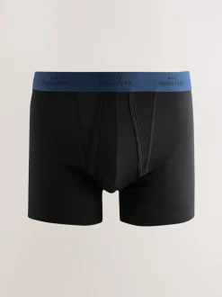 Black Comfort Soft 4 pack Signature A-Fronts Boxers