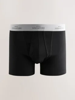 Black Comfort Soft 4 pack Signature A-Fronts Boxers