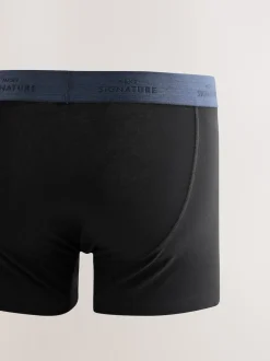 Black Comfort Soft 4 pack Signature A-Fronts Boxers