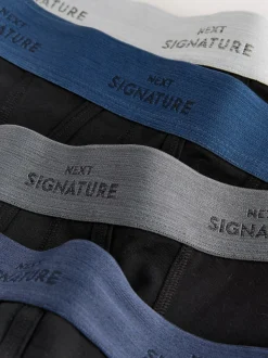 Black Comfort Soft 4 pack Signature A-Fronts Boxers