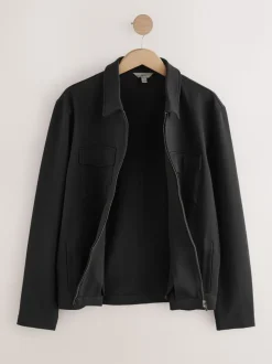 Black Co-ord Jersey Jacket & Trousers 2 Pack Set