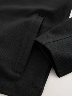 Black Co-ord Jersey Jacket & Trousers 2 Pack Set