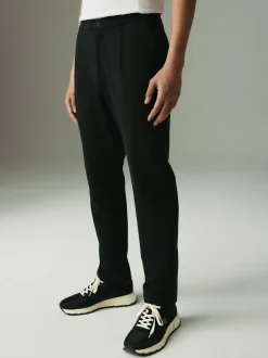 Black Co-ord Jersey Jacket & Trousers 2 Pack Set