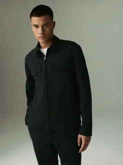 Black Co-ord Jersey Jacket & Trousers 2 Pack Set