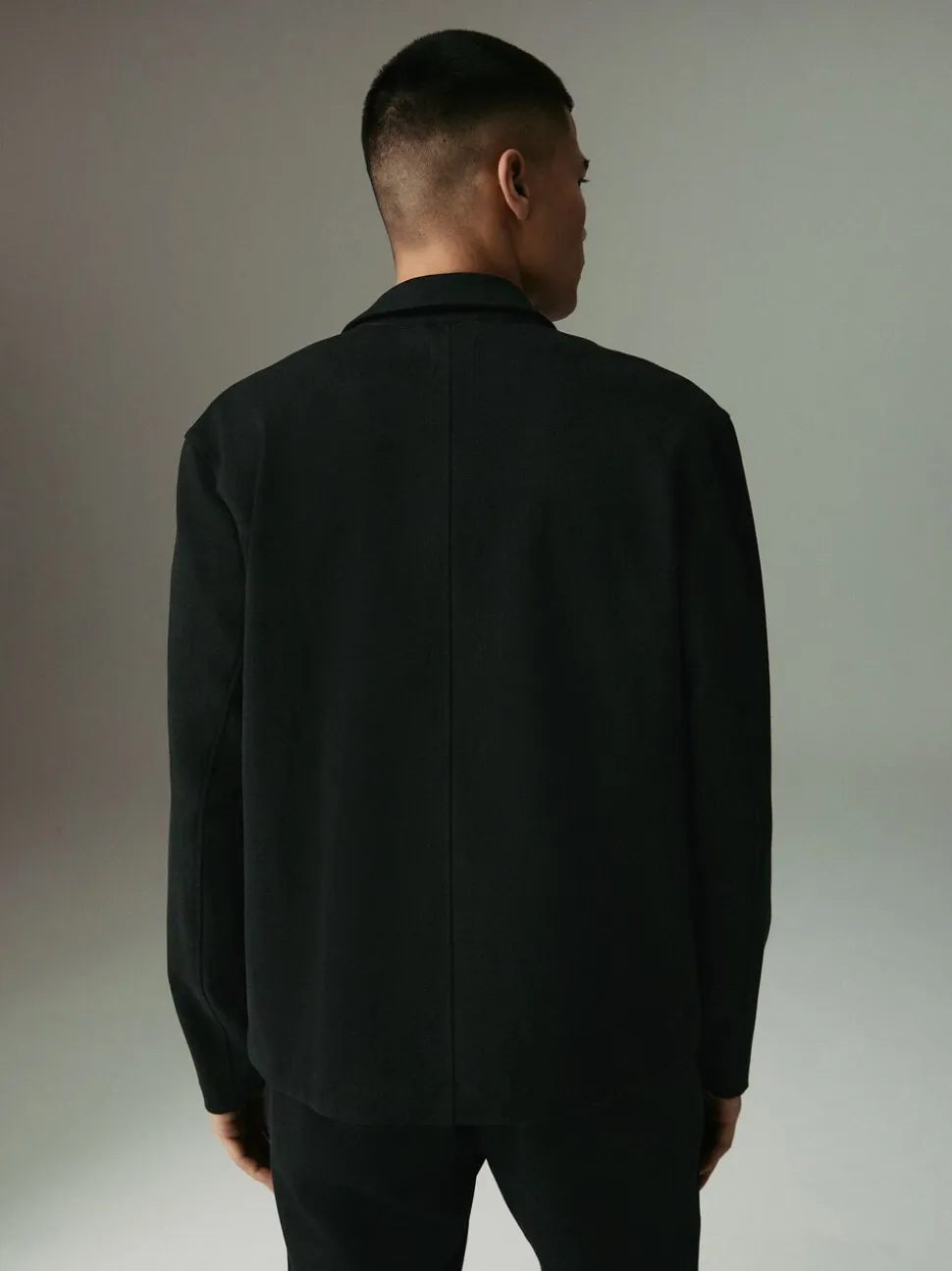 Black Co-ord Jersey Jacket & Trousers 2 Pack Set