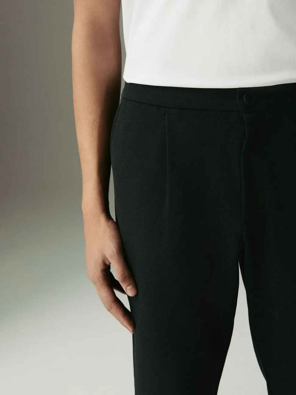 Black Co-ord Jersey Jacket & Trousers 2 Pack Set