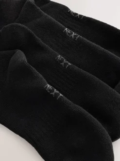 Black Cushioned Sole Sports Socks