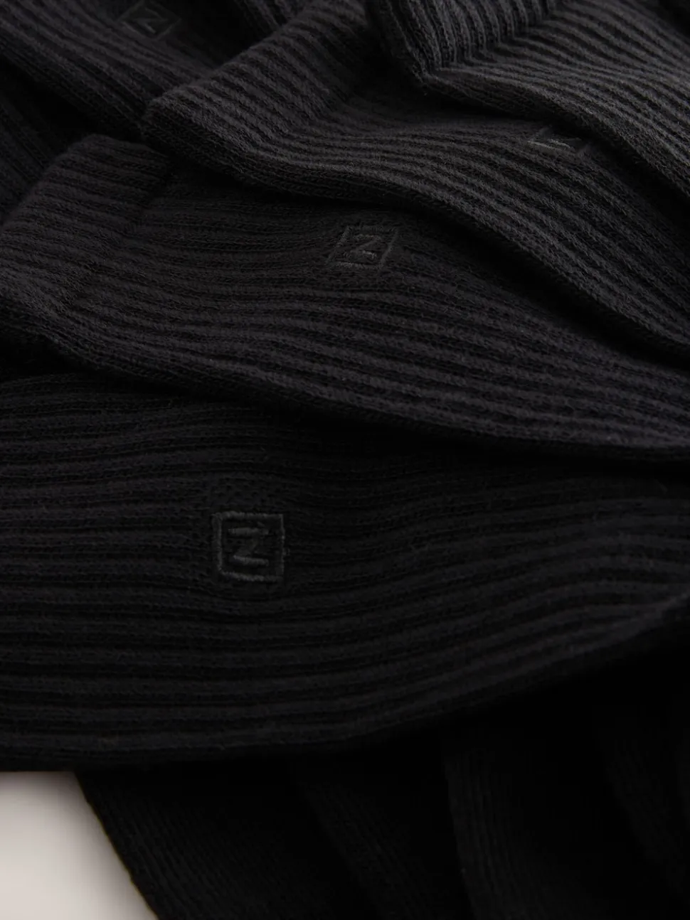 Black Cushioned Sole Sports Socks 10 Pack