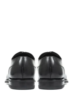 Black Design Loake by Comanche Wide Fit Goodyear Welted Leather Oxford Shoes