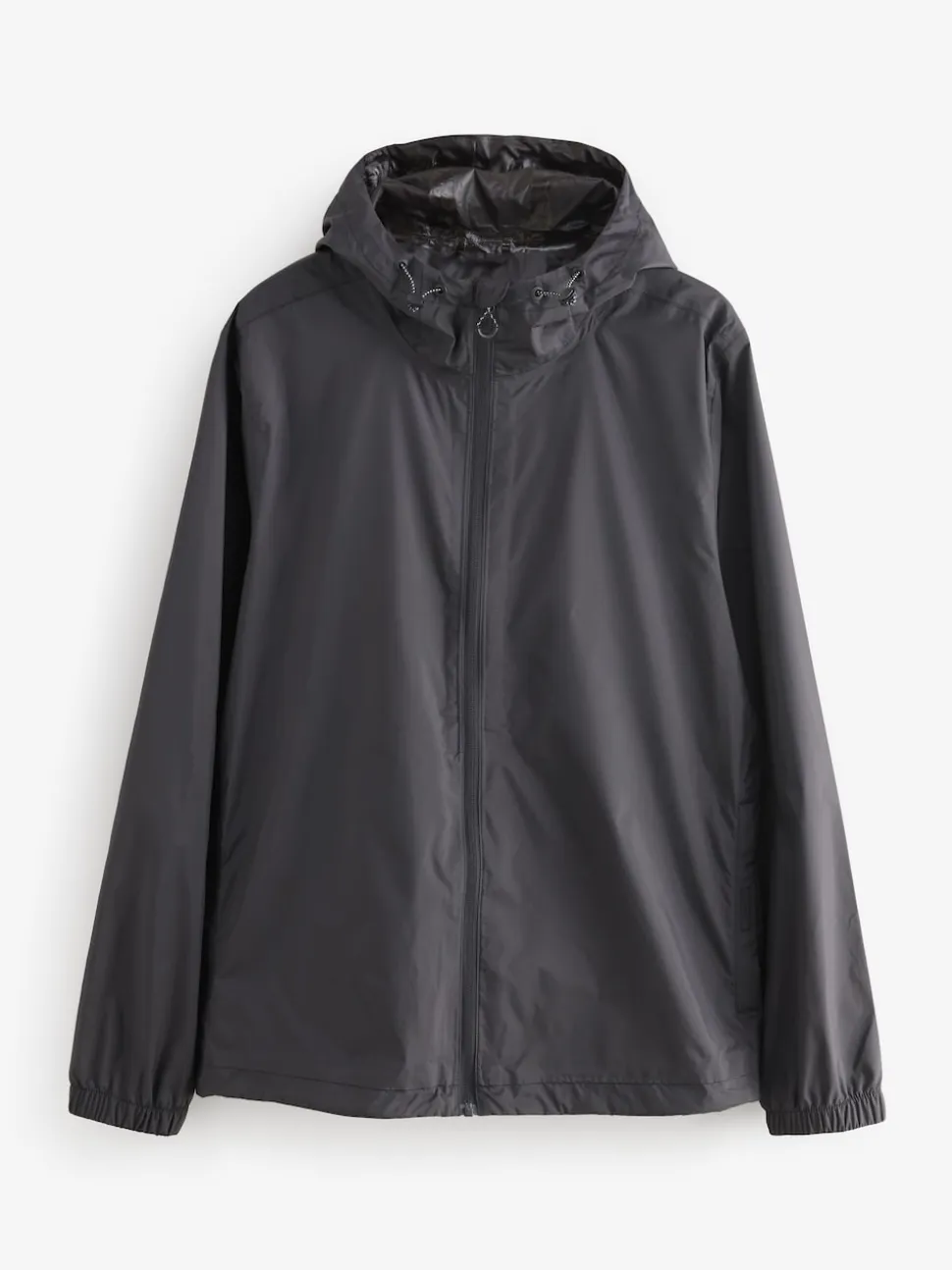 Black DryTech Lightweight Waterproof Packable Jacket
