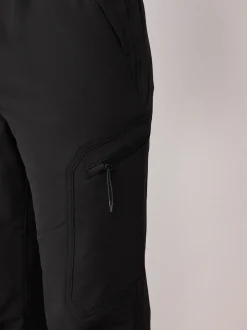 Black DryTech Slim Fit Tech Stretch Utility Cargo Trousers