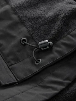 Black DryTech Waterproof Hooded Jacket