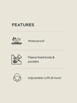 Black DryTech Waterproof Hooded Jacket