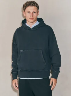 Black EDIT Boxy Fit Heavyweight Hoodie