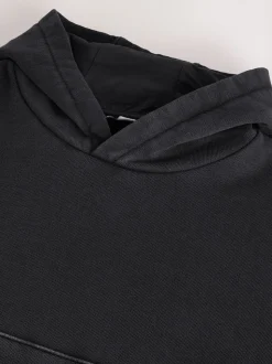 Black EDIT Boxy Fit Heavyweight Hoodie