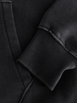 Black EDIT Boxy Fit Heavyweight Hoodie