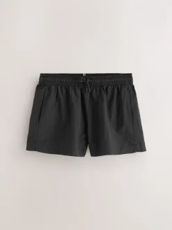 Black EDIT Cropped Swim Shorts