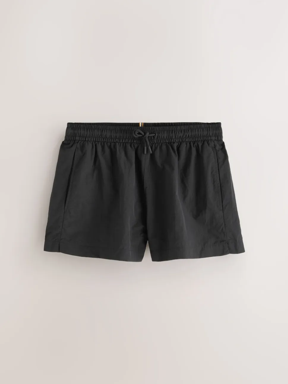 Black EDIT Cropped Swim Shorts