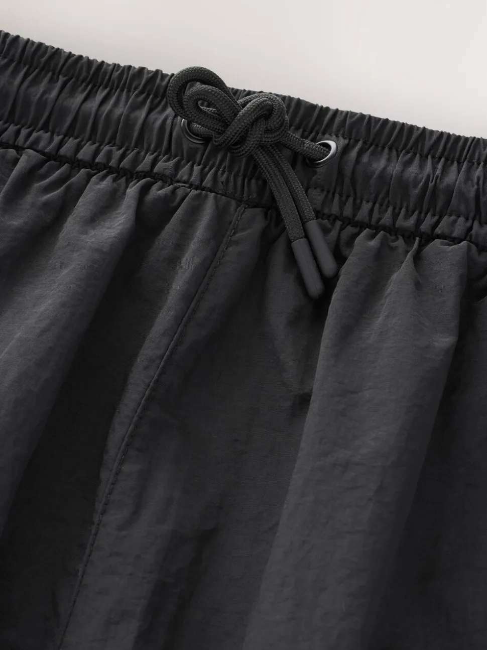 Black EDIT Cropped Swim Shorts