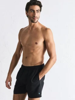 Black Essential 4 Inch Swim Shorts