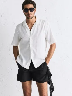 Black Essential 4 Inch Swim Shorts