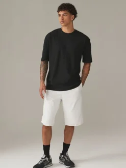 Black Essential Cotton T-Shirts Relaxed Fit 5 Pack