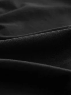 Black Essential Cotton T-Shirts Relaxed Fit 5 Pack