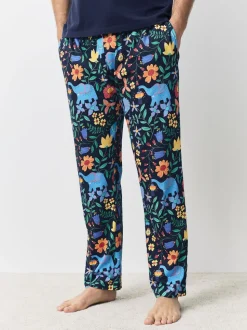 Black Family Matchback Diwali Printed Pyjamas