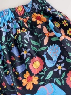 Black Family Matchback Diwali Printed Pyjamas
