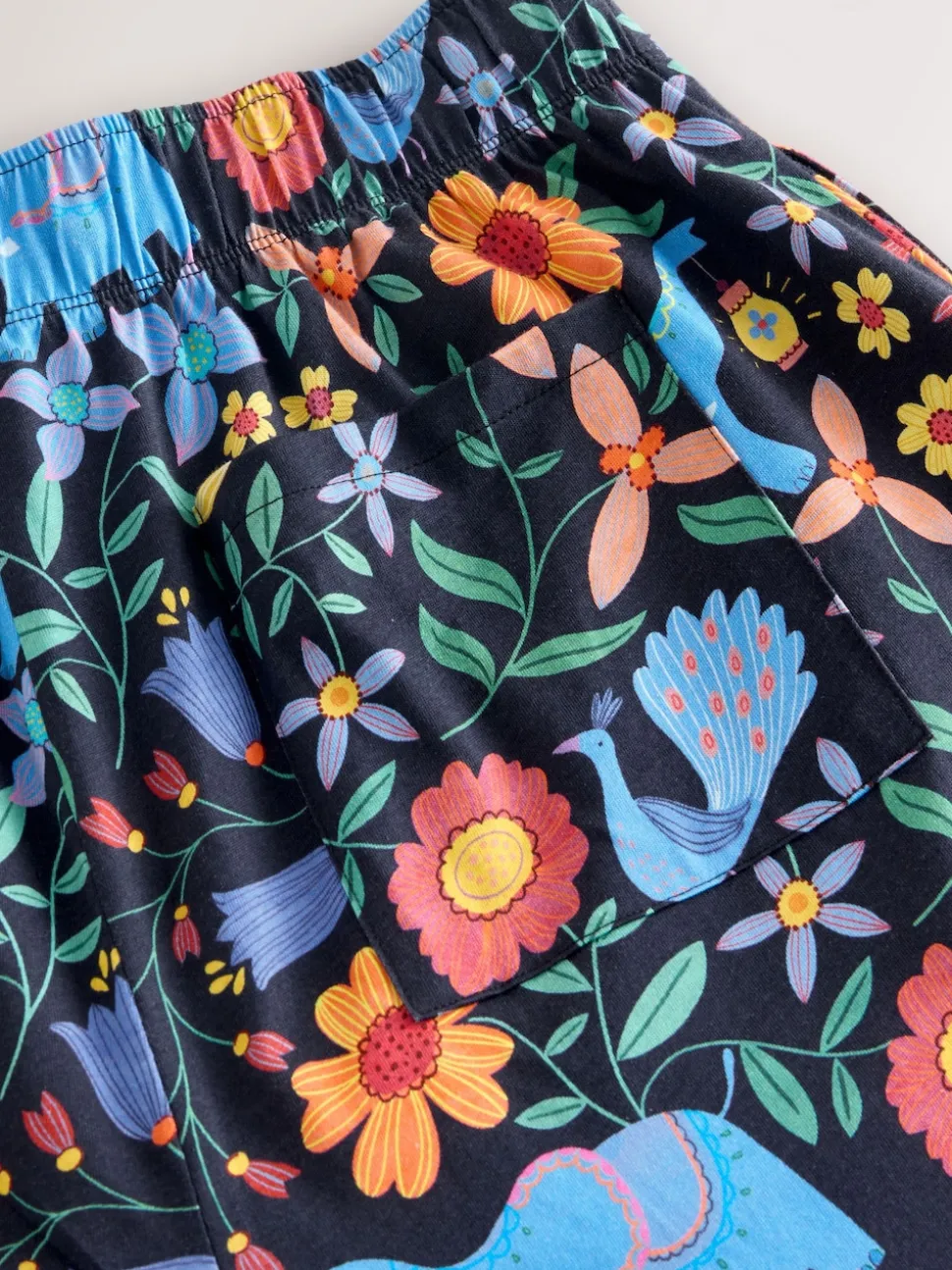 Black Family Matchback Diwali Printed Pyjamas