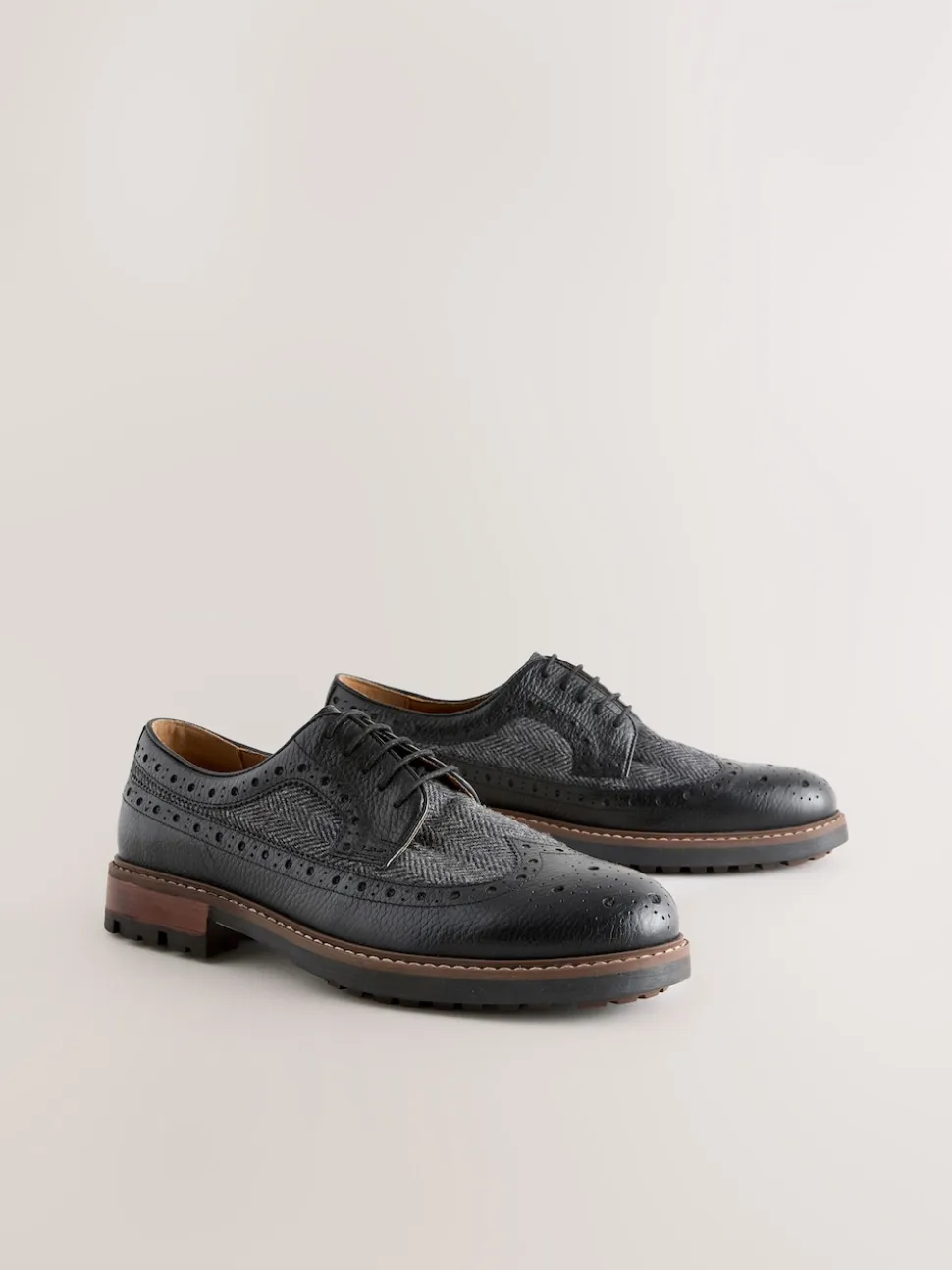 Black Heritage Brogue Shoes