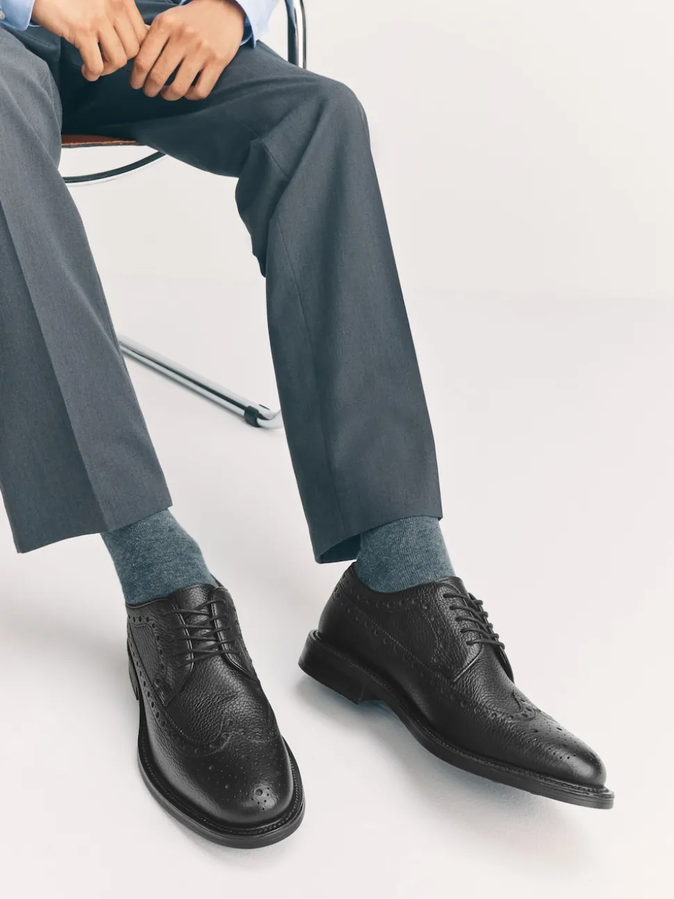 Black Heritage Brogue Shoes