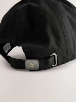 Black High Build Embroidery Cap