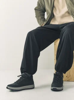 Black Hiker Style Sports Boots