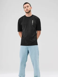 Black Hokusai Relaxed Fit Artist License T-Shirt