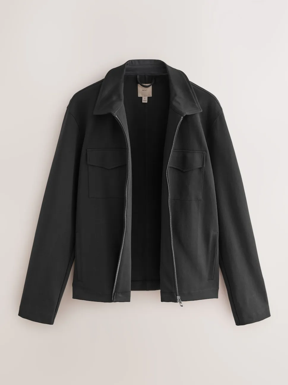 Black Jersey Jacket