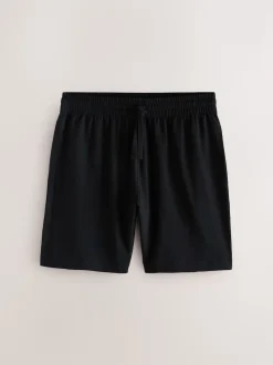Black Jersey Pyjamas Shorts 3 Pack