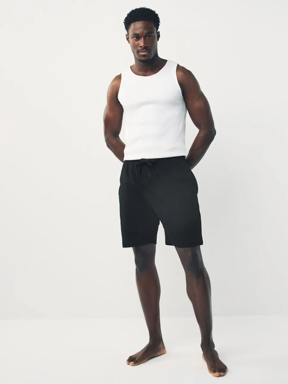 Black Jersey Pyjamas Shorts 3 Pack
