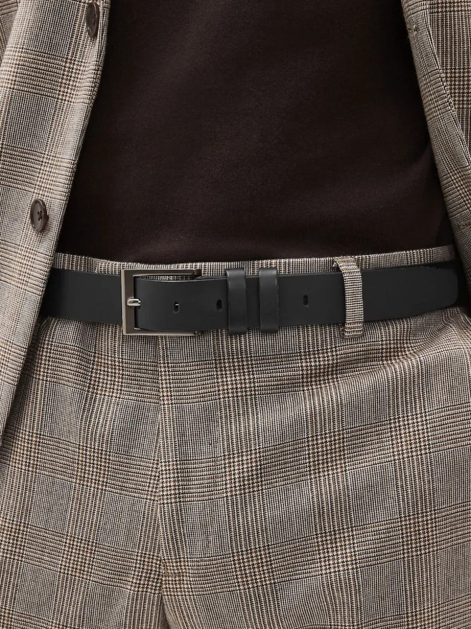 Black Leather Belt