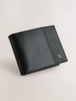 Black Leather Bifold Wallet