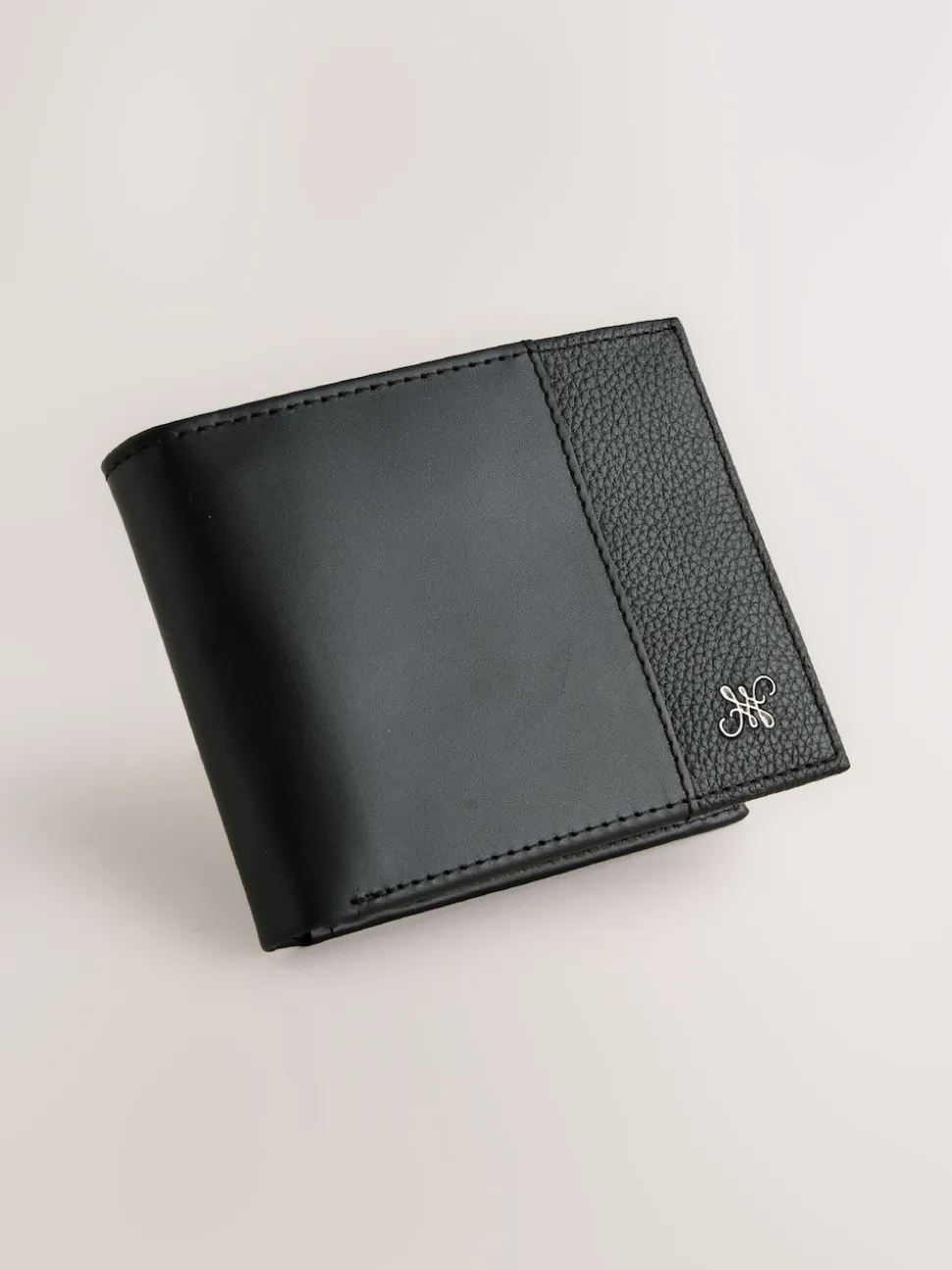 Black Leather Bifold Wallet