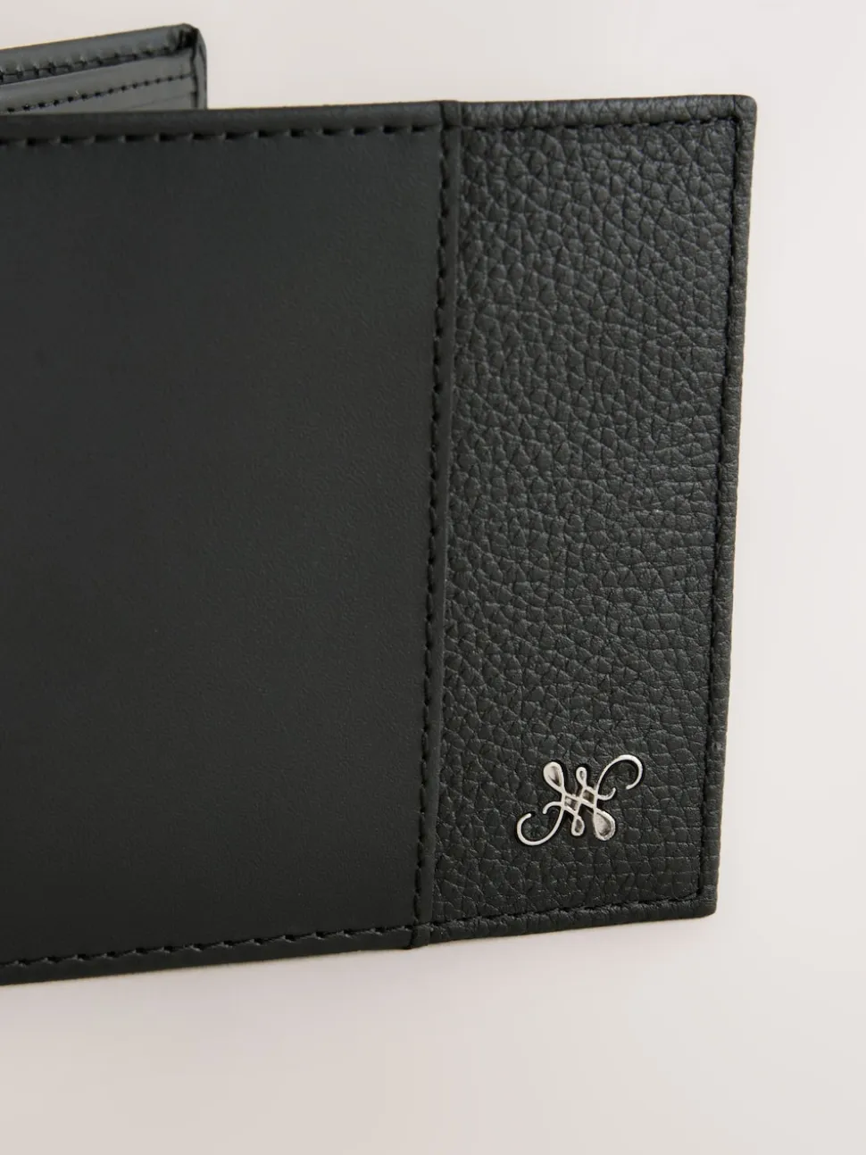 Black Leather Bifold Wallet