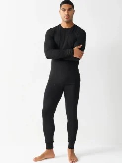 Black Lightweight Thermogen Long Sleeve T-Shirts 2 Pack