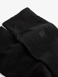 Black Logo 15 Pack Embroidered Lasting Fresh Socks