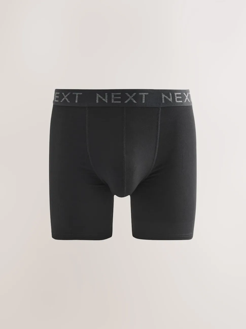 Black Long Leg Trunk Boxers