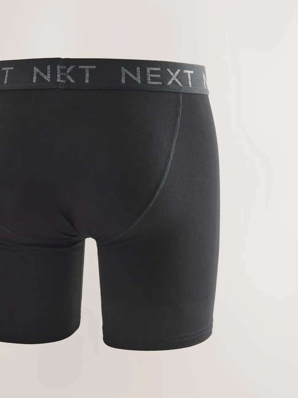 Black Long Leg Trunk Boxers